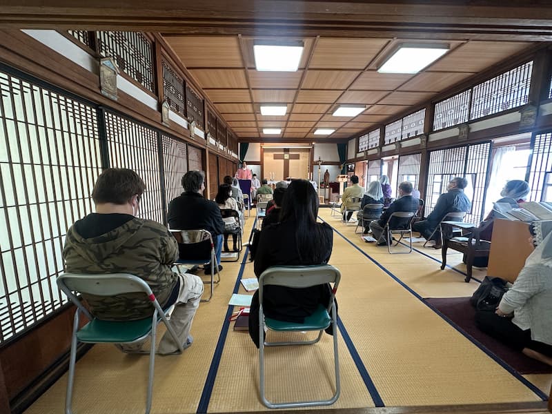 Sunday Mass in Takeo Catholic Church